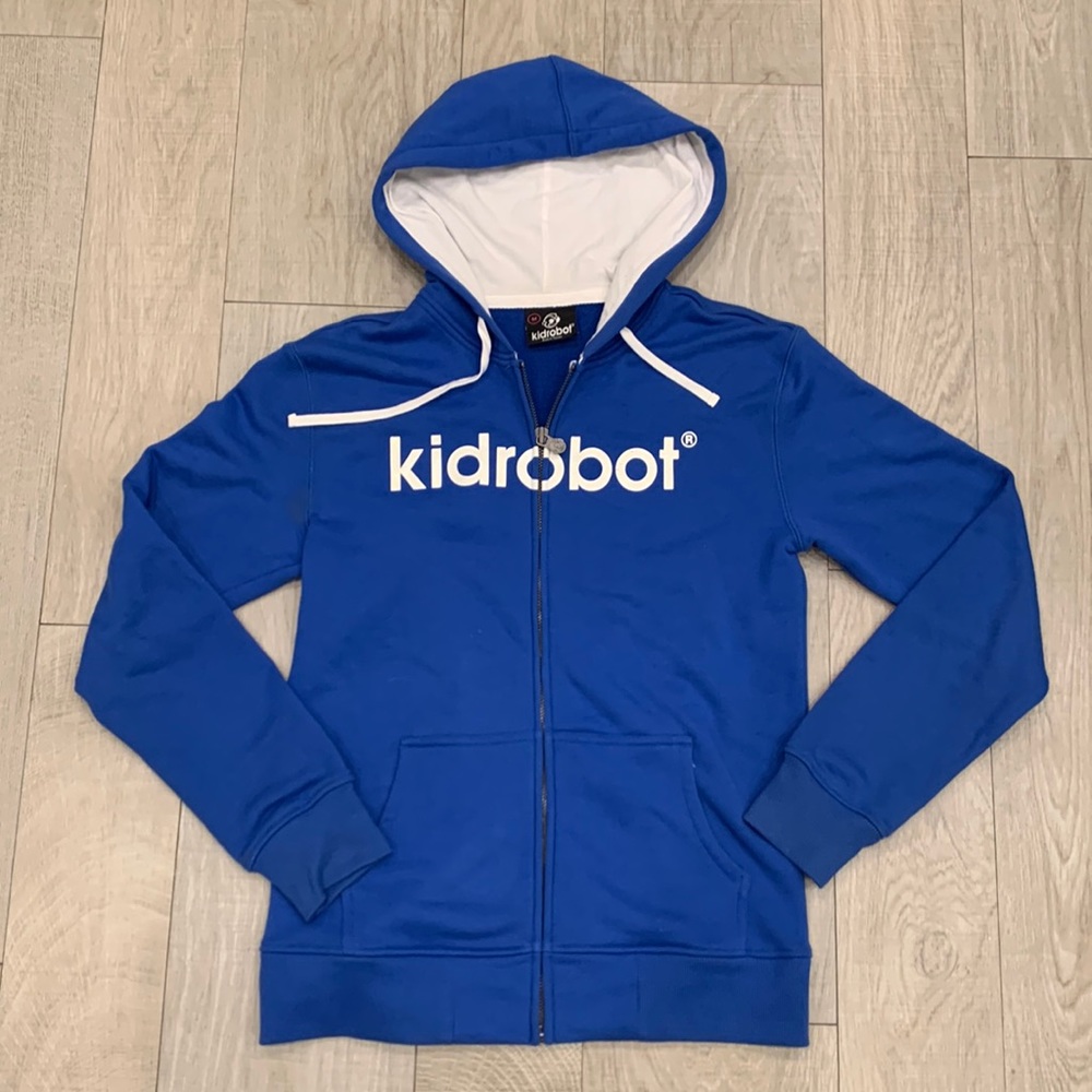 Kidrobot Blue Zipper Hoodie
